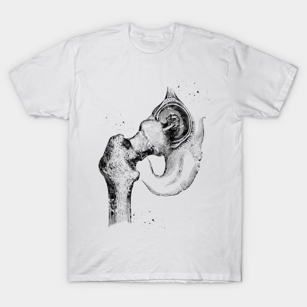 Hip joint T-Shirt by erzebeth